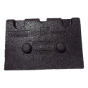 Absorvedor Parachoque Traseiro Central Fiat Linea 2009/2016 Preto