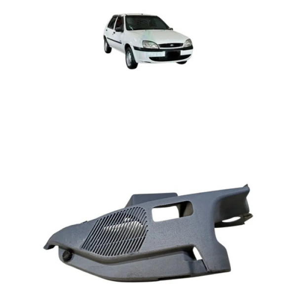 Suporte Bagagito Esquerd Traseiro Ford Fiesta 1996 2001 Cinza Claro