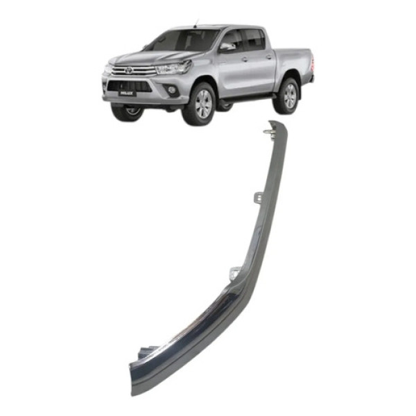 Friso Cromado Direito Grade Toyota Hilux Original 2016 2021