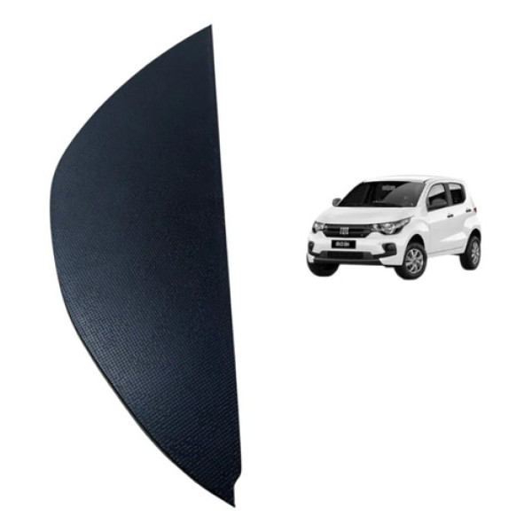 Acabamento Lateral Painel Esquerd Fiat Mobi 2017 2023 Preto