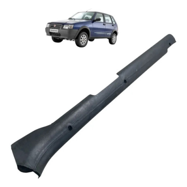 Soleira Porta Traseir Direit Fiat Uno 2004 2008 A 2013 Preto