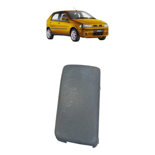 Moldura Coluna Esquerd Fiat Palio Siena 2001 2005 Cinza Claro
