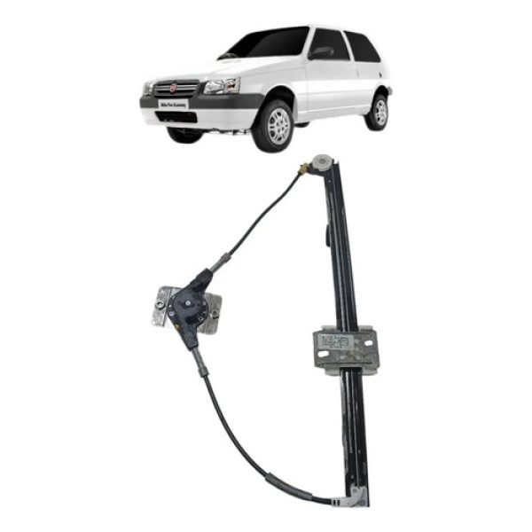 Máquina Vidro Manual Diant Esquerd Fiat Uno