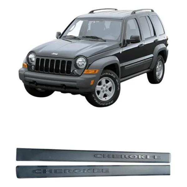 Friso Porta Dianteir Jeep Cherokee 2002 2004 A 2006 Preto