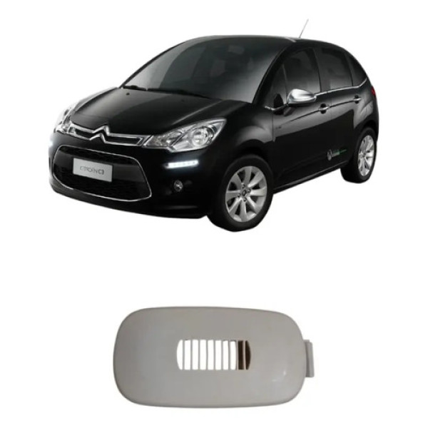 Moldura Tampa Microfone Teto Citroën C3 2010/2012 Bege