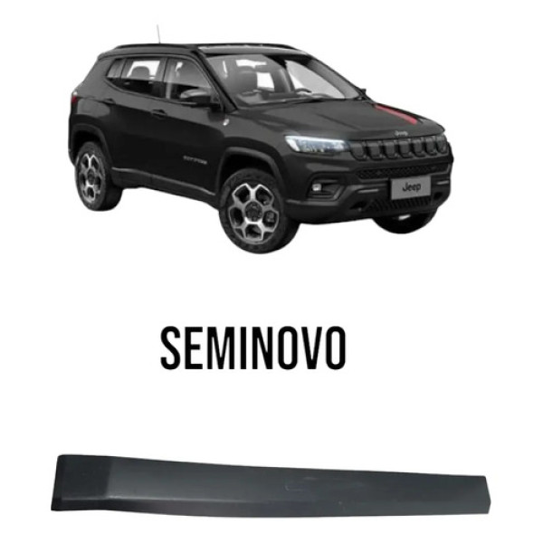 Moldura Porta Dianteira Direit Compass Limited 2017/2023 Cinza-escuro