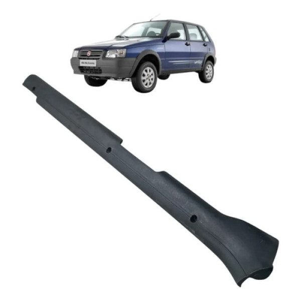 Soleira Porta Traseir Esquerd Fiat Uno 2004 2008 A 2013 Preto