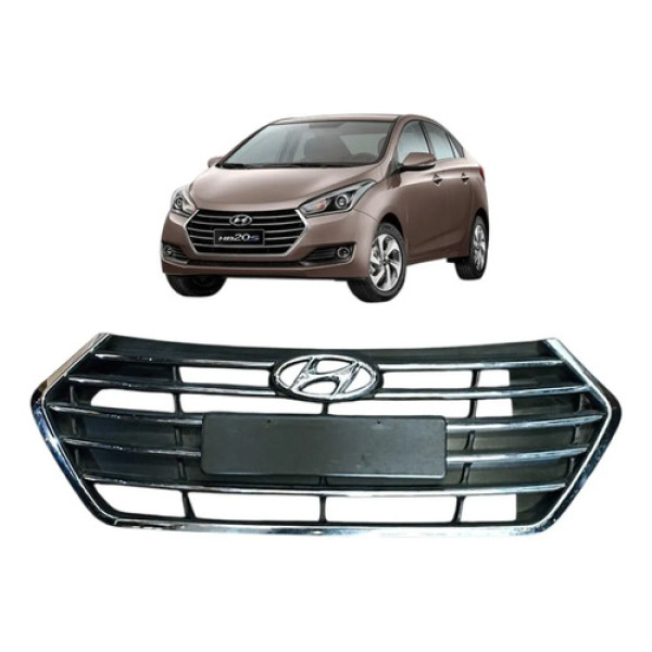 Grade Para-choque Dianteir Hyundai Hb20 2016 2019