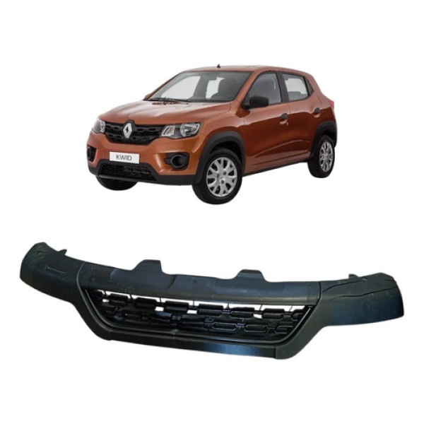 Grade Inferior Para-choque Dianteiro Kwid 2018/2021