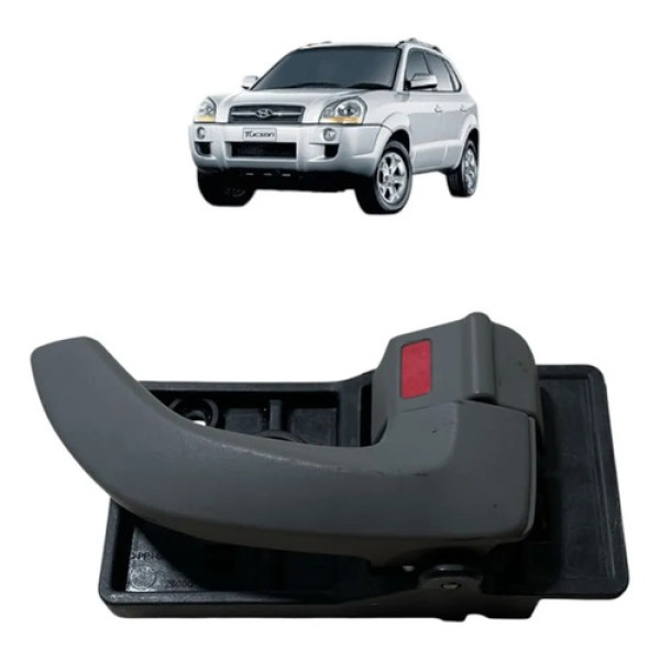 Maçaneta Interna Direit Hyundai Tucson 2005 2010 A 2015 Cinza Dianteira/traseira