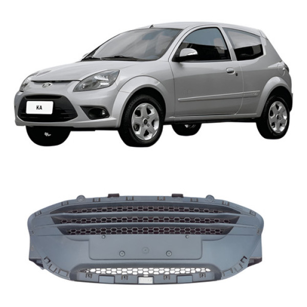 Grade Parachoque Dianteira Ford Ka 2012/2014 Cs5517b968aa Grafite