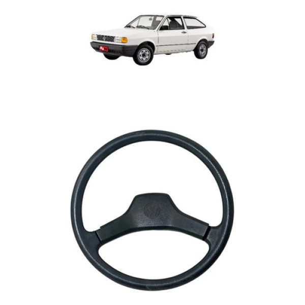 Volante Gol Quadrado 1980 1994 Original Preto