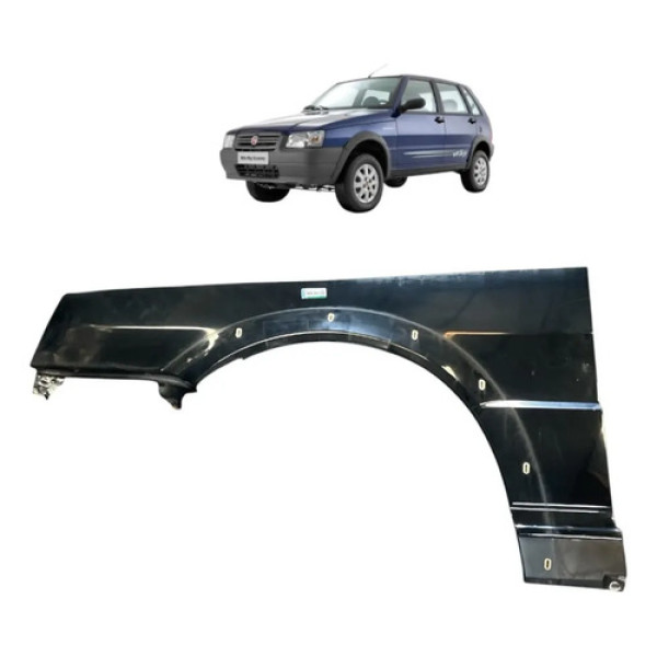 Paralama Esquerd Fiat Uno Way 2006 A 2013 Com Furo Original