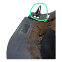 Moldura Soleira Inferior Direita Vectra 1994/1996 90270164 Preto