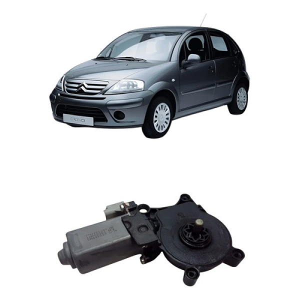 Motor Maquina Vidro Citroen C3 03/12 7747302101 Diant Direit