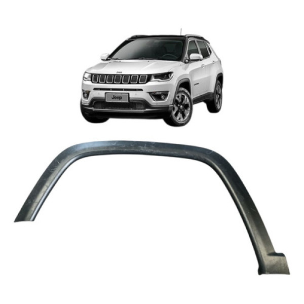 Moldura Paralama Diant Esquerd Jeep Compass 16/24 53282561 Preto