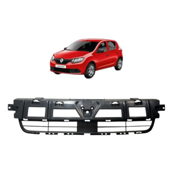 Grade Radiador Sandero 2012/2014 Stepway Interno 620368050r Preto