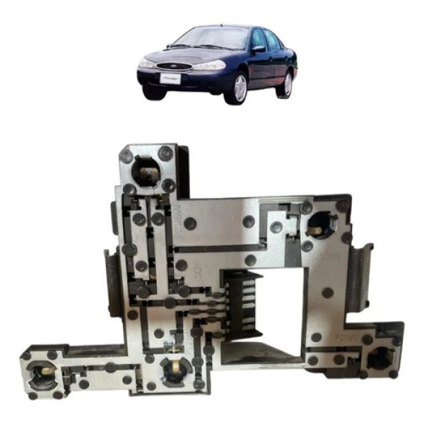 Circuito Lanterna Traseir Direit Ford Mondeo 1997 A 2001 Direito/passageiro Vermelho