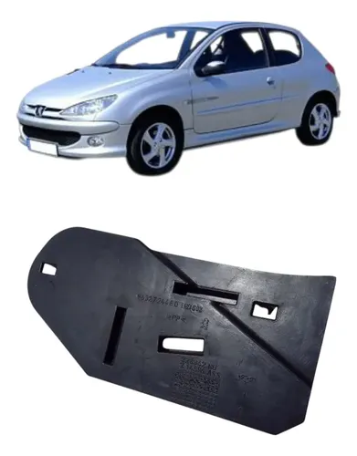 Moldura Porta Esquerd Guarnição Peugeot 206 9632724480 Grafite