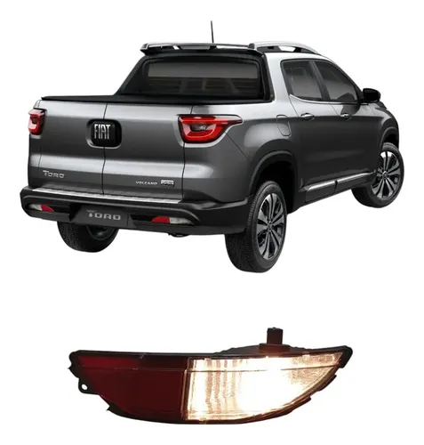 Lanterna Ré Tras Esquerda Fiat Toro 2017/2019 5202417sx Esquerdo/motorista Fumê