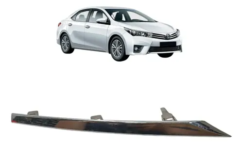 Friso Grade Diant Direit Corolla 2015/2017 Cromado Cromado