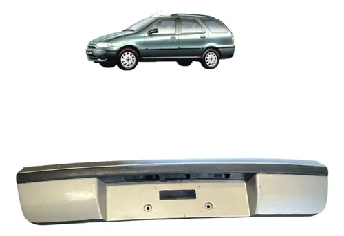 Suporte Moldura Placa Palio Weekend 1997 2000 Cinza