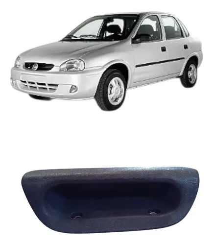 Puxador Moldura Porta Traseiro Direito Int Corsa 1994/2002 Cinza-escuro