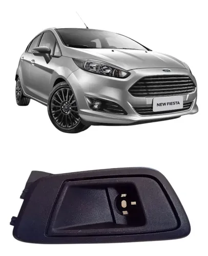 Maçaneta Int Traseir Direit Ford New Fiesta Ae83a22600c Preto Traseira