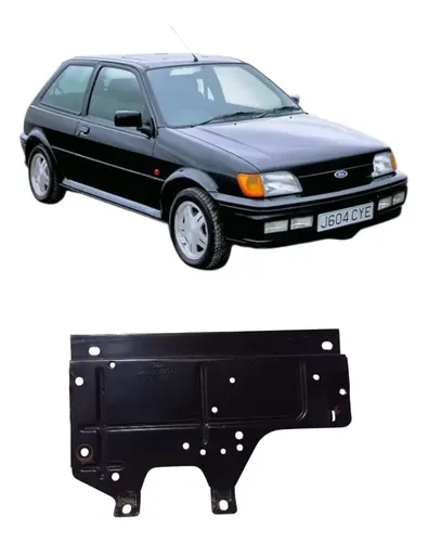 Mold Lateral Compartimento Carga Traseir Esquerd Fiesta Mk3 Preto