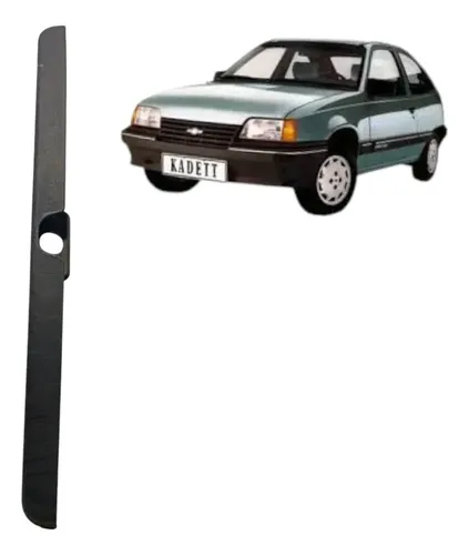 Friso Moldura Tampa Porta Mala Com Furo Gm Kadett 89 A 98 Preto