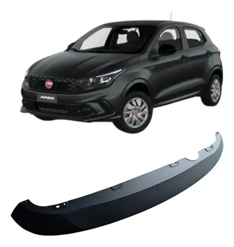 Saia Spoiler Parachoque Traseir Fiat Argo 100245025 Preto