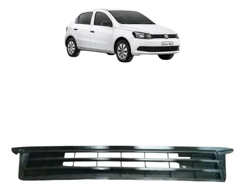 Grade Dianteir Inferior Vw Gol G6 2013 2016 Preto
