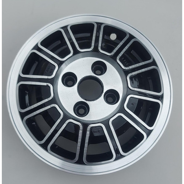 Roda Original Vw Gol Copa 1982 Aro 13 4x100 Mm 321601025c Prateado