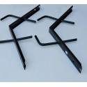 Suporte Porta Escada Para Rack De Teto Automotivo Universal. Preto