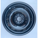 Roda Ferro Aro 15 5x100 Vw Fox Golf Polo A3 Cross Fox Space Preta
