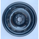 Roda Ferro Aro 15 5x100 Vw Fox Golf Polo A3 Cross Fox Space Preta