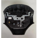 Capa Volante Buzina S/airbag Peugeot 206/207 - 9644329177 Preto