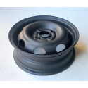Roda Ferro Aro 13 4x100 Tala 4,5chevrolet Gm Preto Fosco