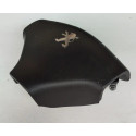 Capa Volante Buzina S/airbag Peugeot 206/207 - 9644329177 Preto