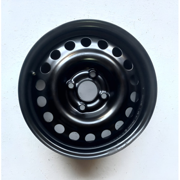 Roda Ferro Gm Aro 14 4x100 Chevrolet Ca491 Preto