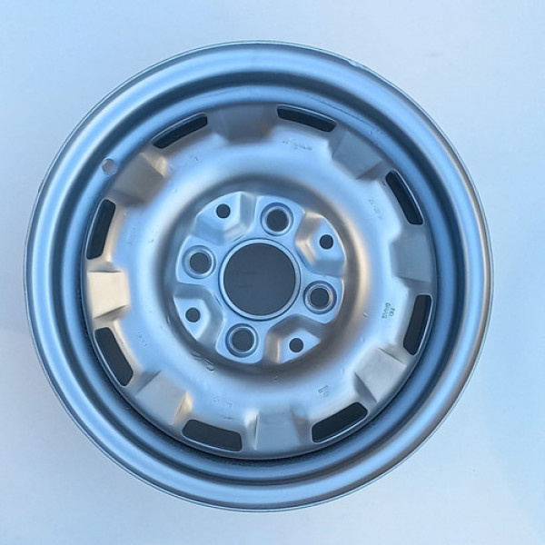 Roda Ferro Aro 13 Vw Passat 85/88 - Zba601025b Ca427 Cod.43 Prateado
