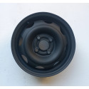 Roda Ferro Aro 13 4x100 Tala 4,5chevrolet Gm Preto Fosco