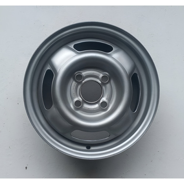 Roda Ferro Original Gm Chevrolet Aro 13 Prateado