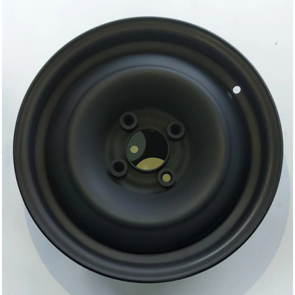 Roda Ferro Aro 14 4x108 Step Peugeot Citroen Preto Fosco