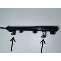 Parafuso T30 Fixacao Tbi Flauta M6 Corsa Meriva Montana Preto