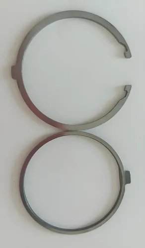 Conjunto Calço Anel + Trava Da Satélite Renault Prata
