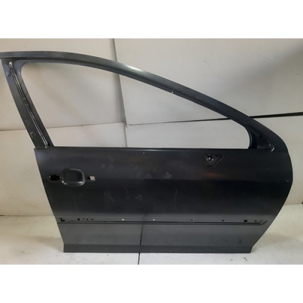Porta Dianteira Direita Peugeot 407  2005 A 2010 23082327 Preta