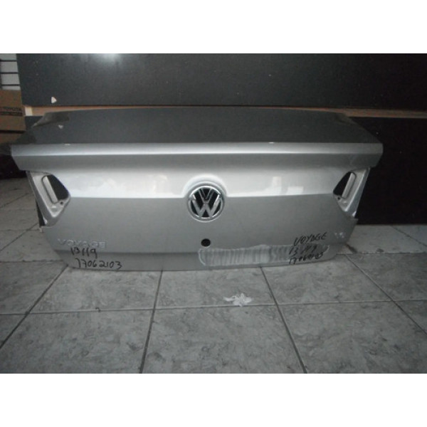 Tampa Traseira Volkswagen Voyage 2013 Ate 2019 17062103 Cinza