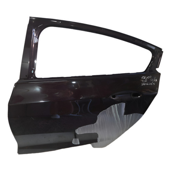 Porta Traseira Esquerda Cruze 2017 2018 2019 A 2023 26062515 Traseira Esquerdo Preto Esquerdo