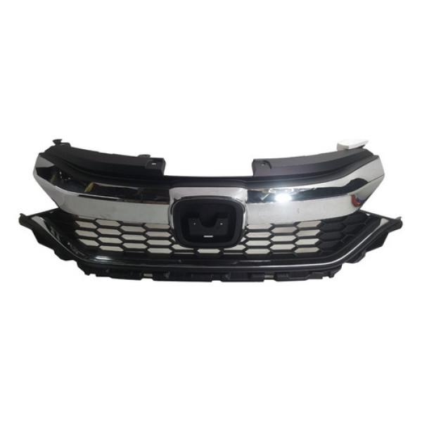 Grade Superior Honda City Importada  2018 A 2020 25062408 Preto E Cromado Cromado